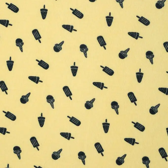 Maglia gialla motivi coni gelato