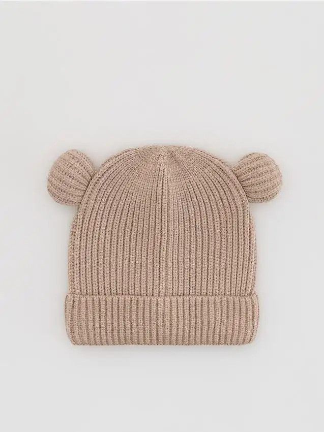 Cappello con orecchie Colore beige
