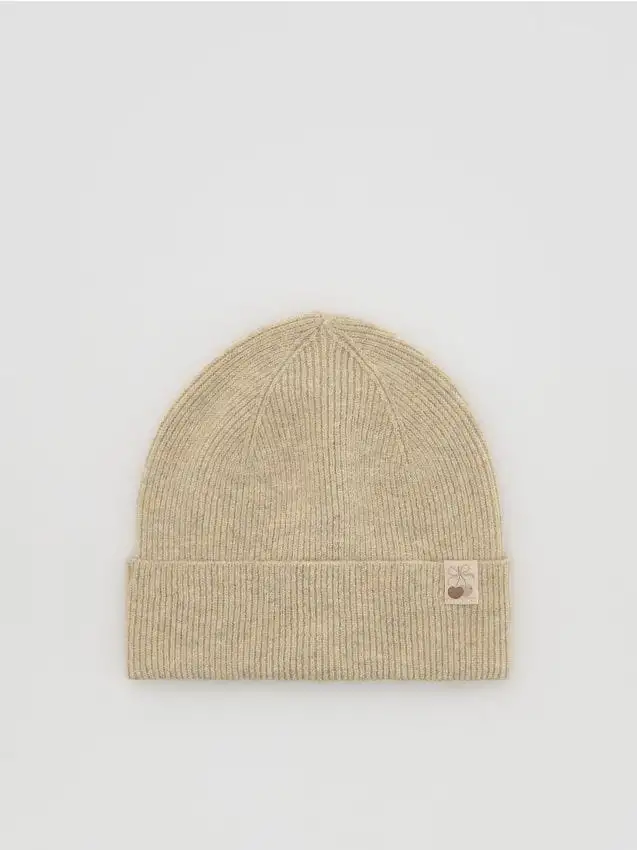 Berretto in jersey Colore beige