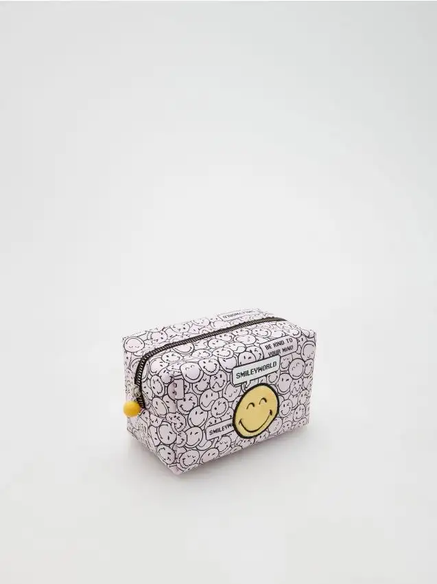 Borsa da toilette SmileyWorld® Colore rosa pastello