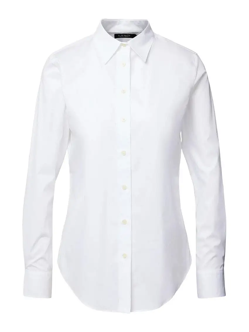 Lauren Ralph Lauren White Regular Fit Shirt - 200684553001
