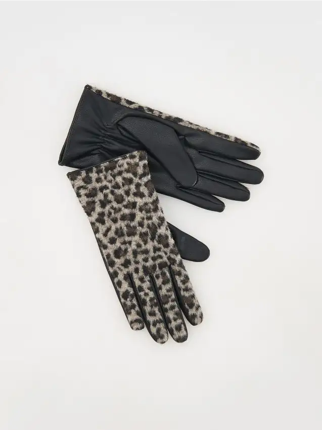 LADIES` GLOVES Colore grigio medio
