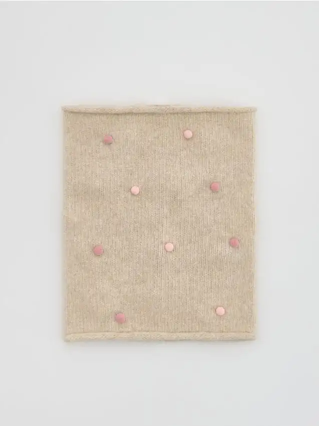 GIRLS` MUFFLER Colore nude