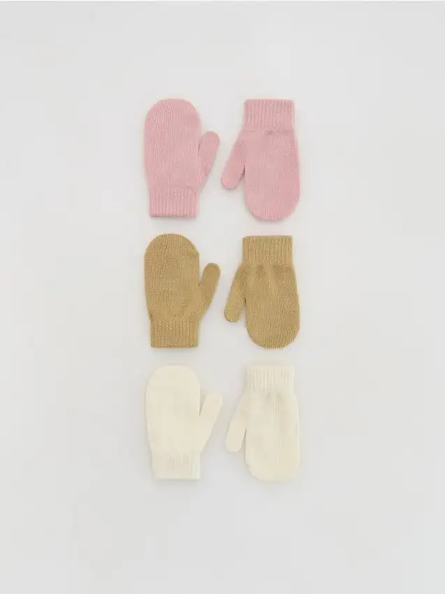 Guanti colorati 3 pack Colore multicolore