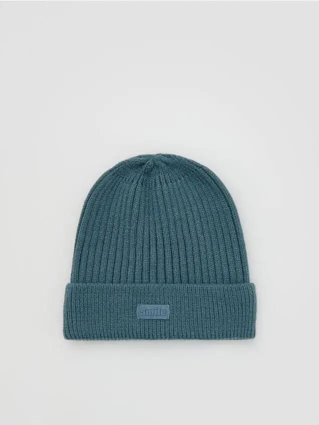 Berretto in viscosa Colore blu