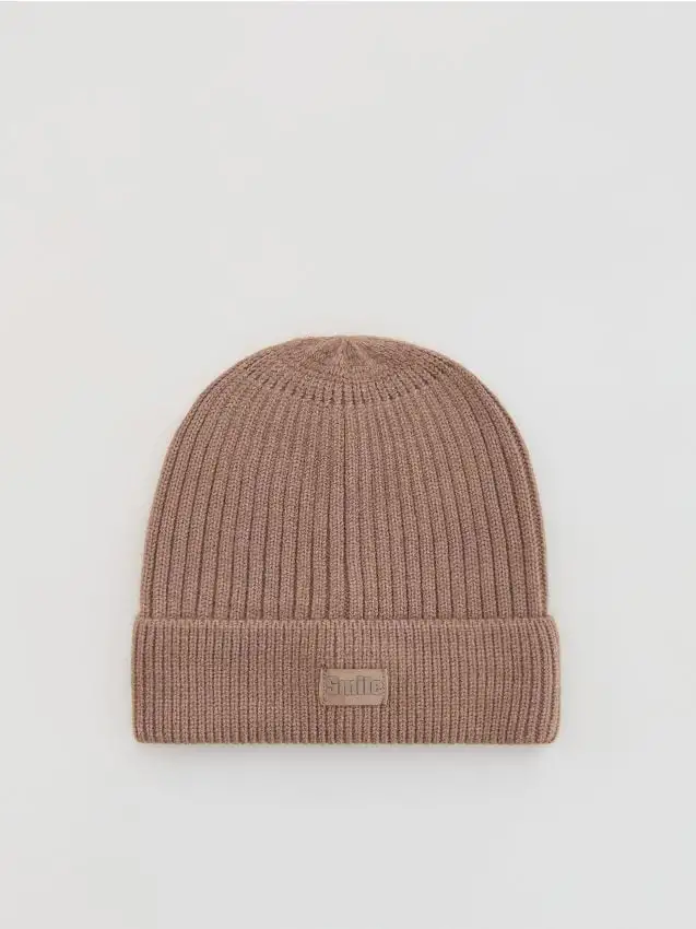 Berretto in viscosa Colore caffè