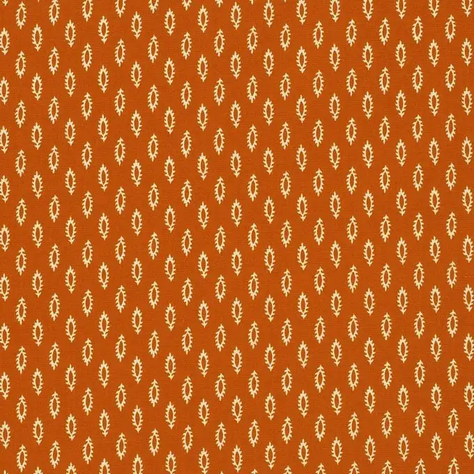 Tessuto popeline piume arancione