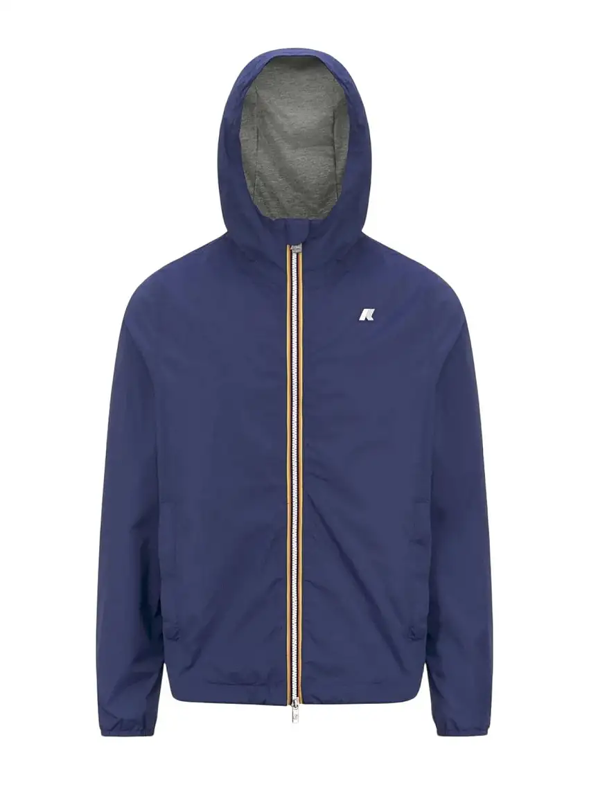 K-WAY Men's jacket Jack stretch nylon jersey K3123UW 867 Blue