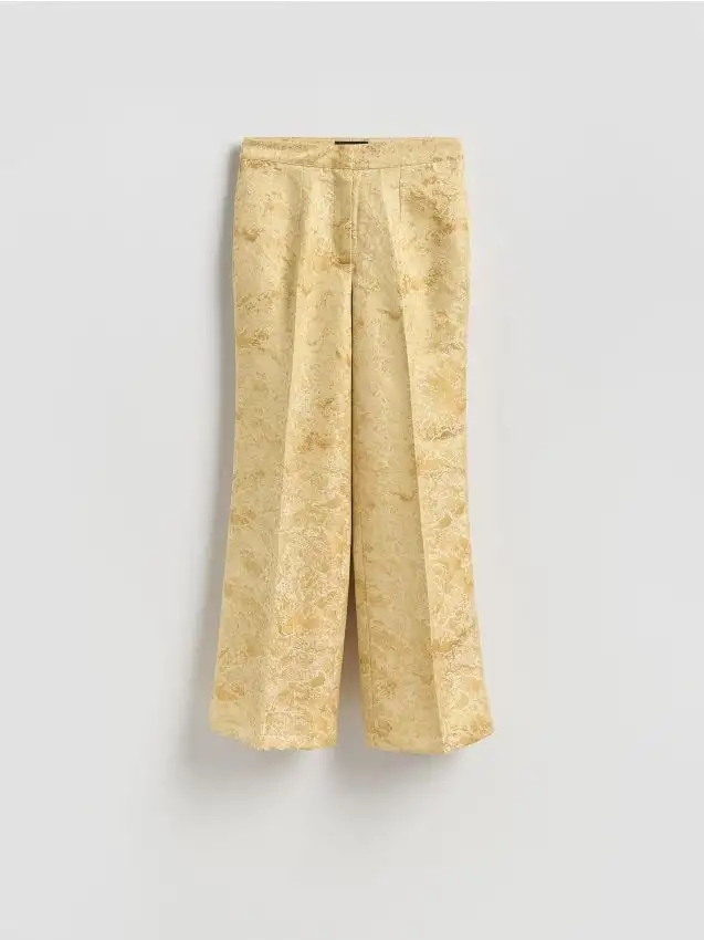 Pantaloni fantasia Colore oro