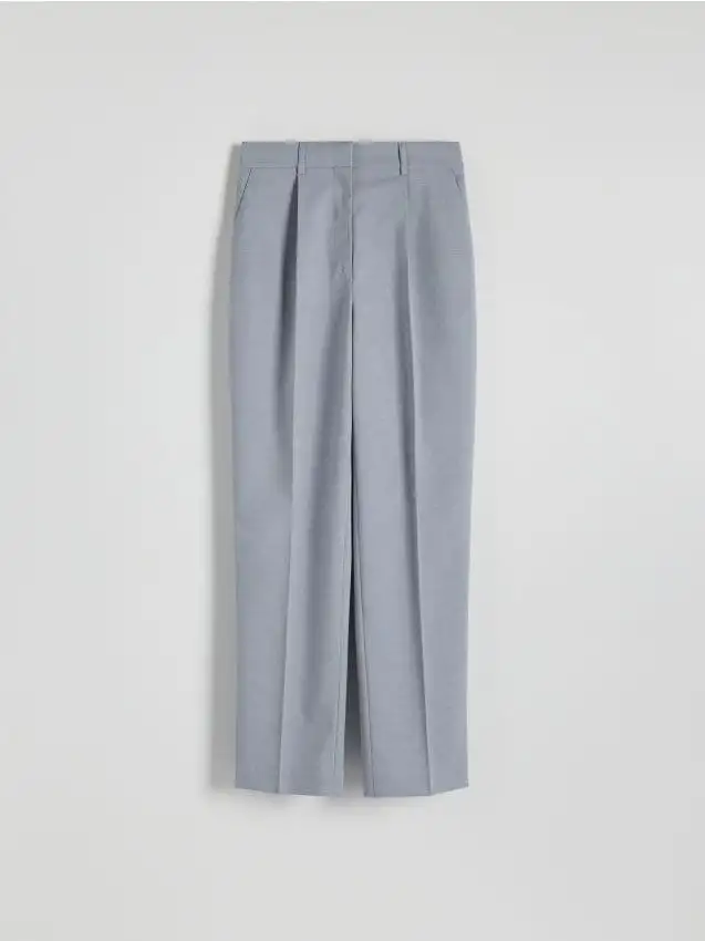 Pantaloni per completo in misto lana Colore grigio chiaro
