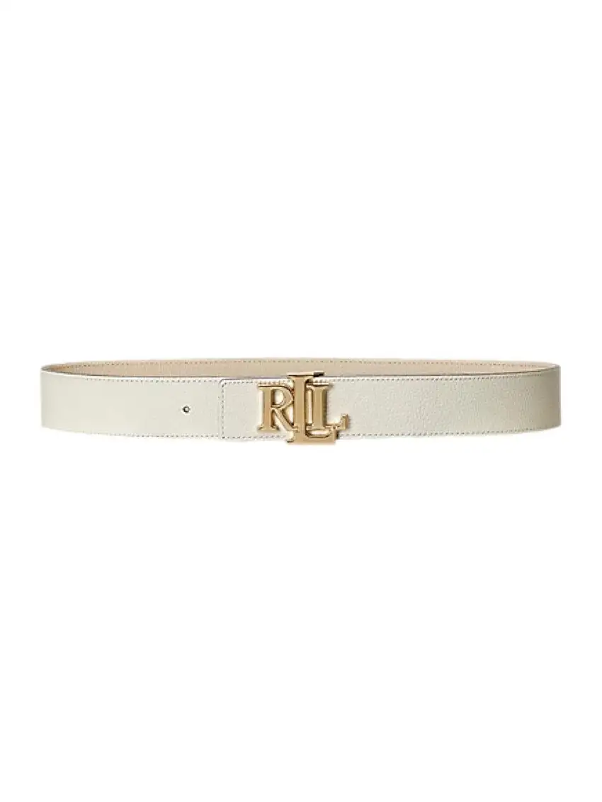 LAUREN RALPH LAUREN Women's Belt 412912040 005 Ivory