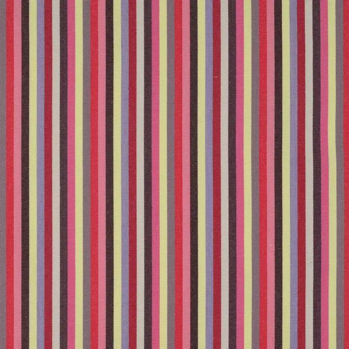 Tessuto rivestito rosso e rosa a righe