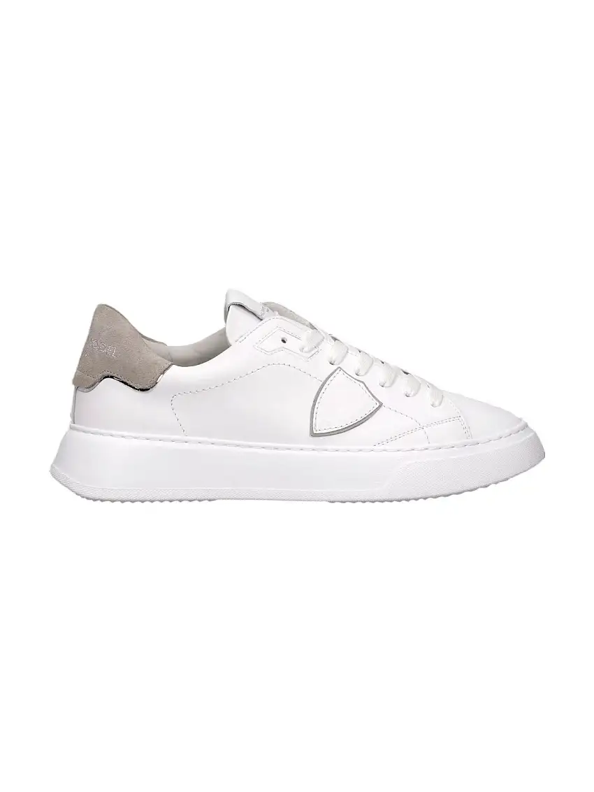 PHILIPPE MODEL Men's Temple Low Top Sneaker BTLU VD21 White