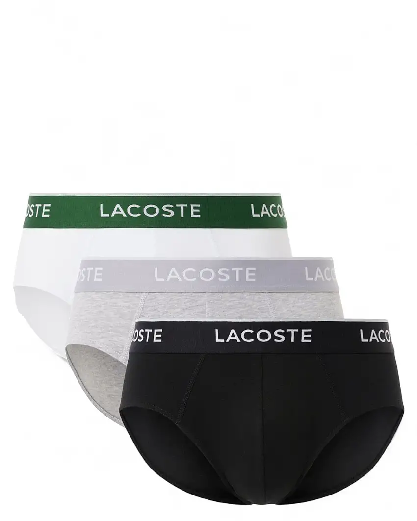 Slip Cotone Elasticizzato Lacoste – Set 3 Pezzi