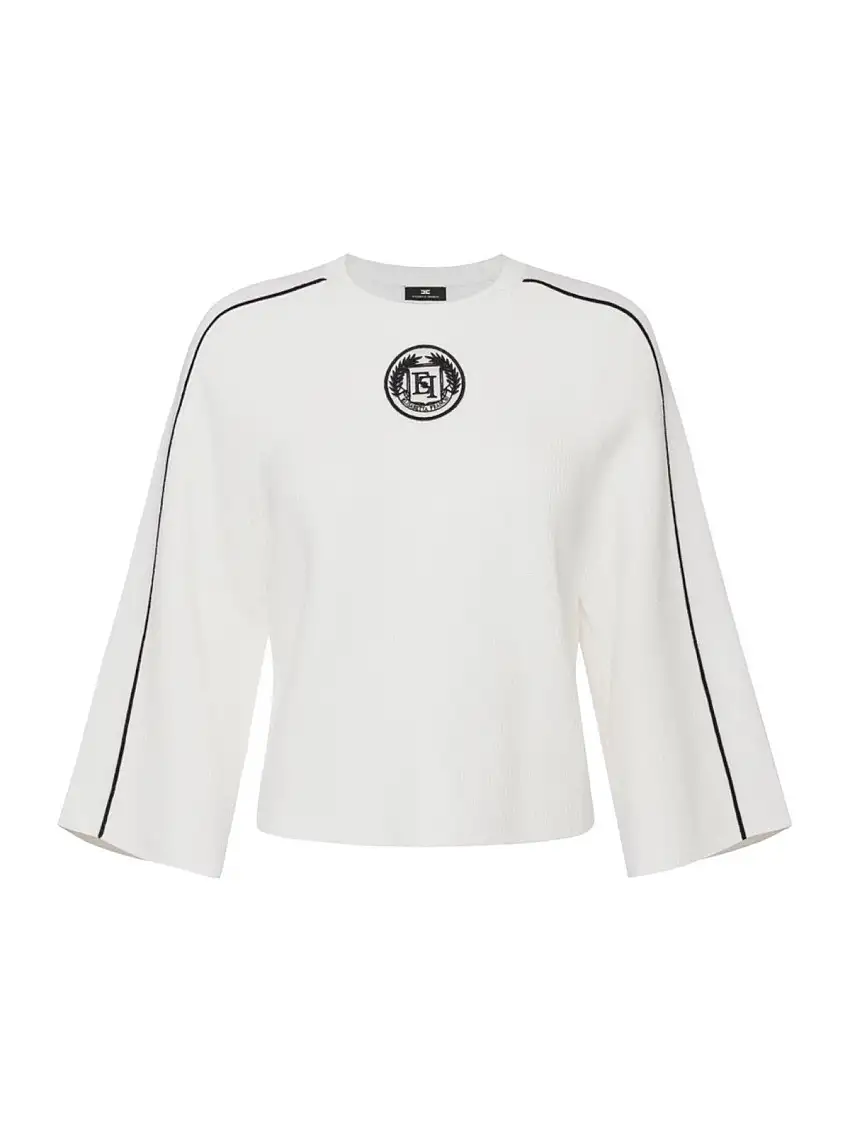 ELISABETTA FRANCHI Women's Sweater MK70S46E2 309 Ivory