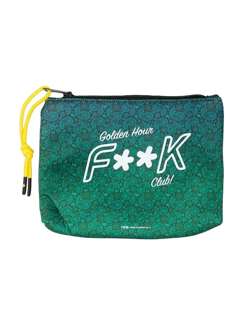 F**K Men's Clutch Bag FK24-A230X13 Green