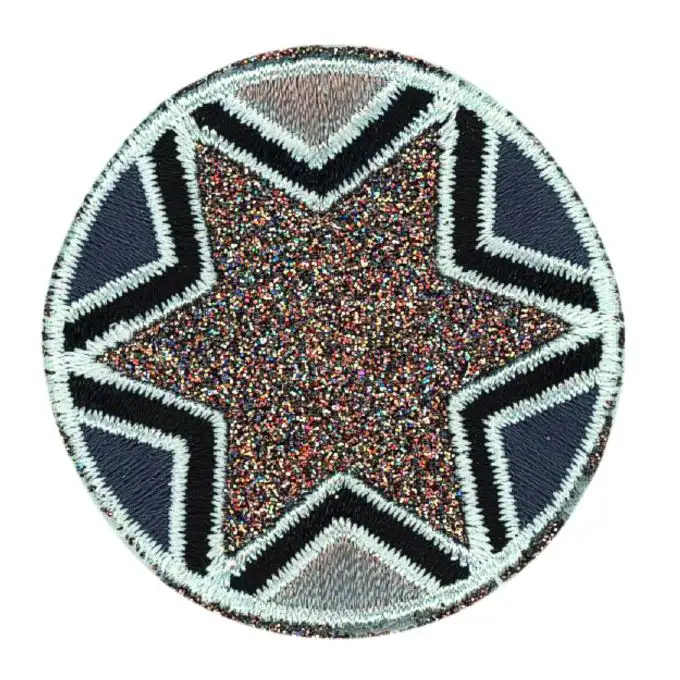 Scudetto stella glitter