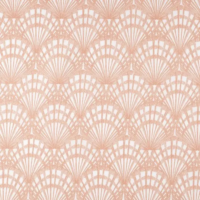 Tessuto cretonne rivestito conchiglie