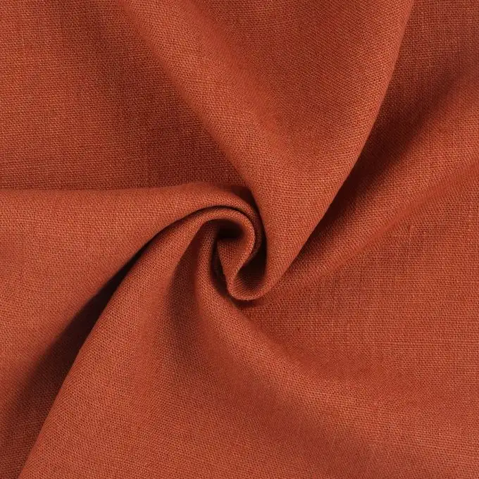 Tessuto lino Propriano argilla