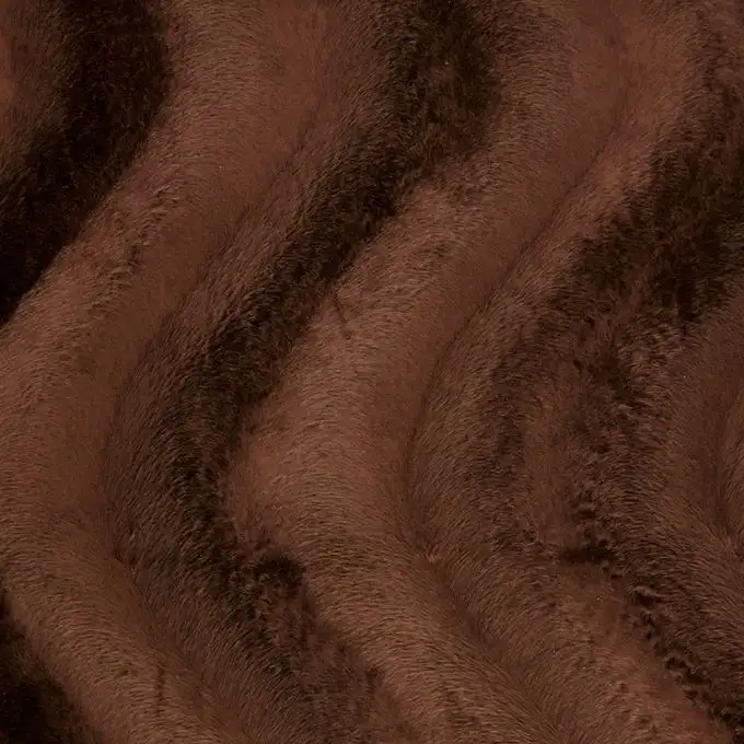 Tessuto velboa marrone