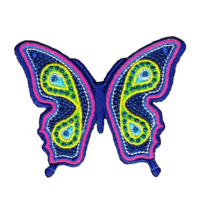 Scudetto farfalla rosa