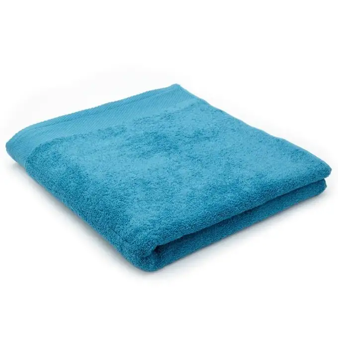 Asciugamano doccia blu