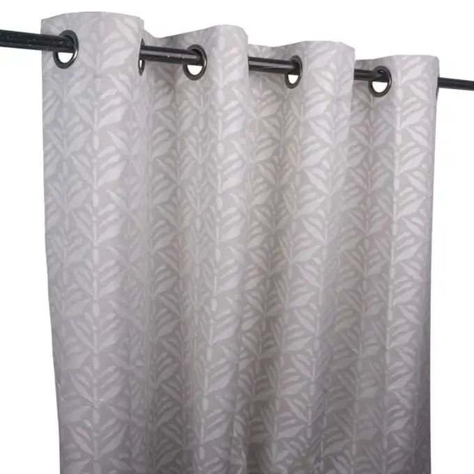 Tenda jacquard tulipano grigio