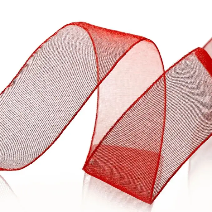 Nastro organza - Rosso