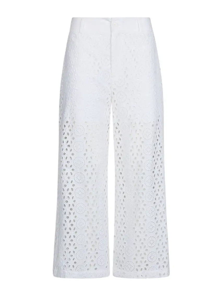 LIU JO WHITE Women's Trousers WA5282T2182 11111 White