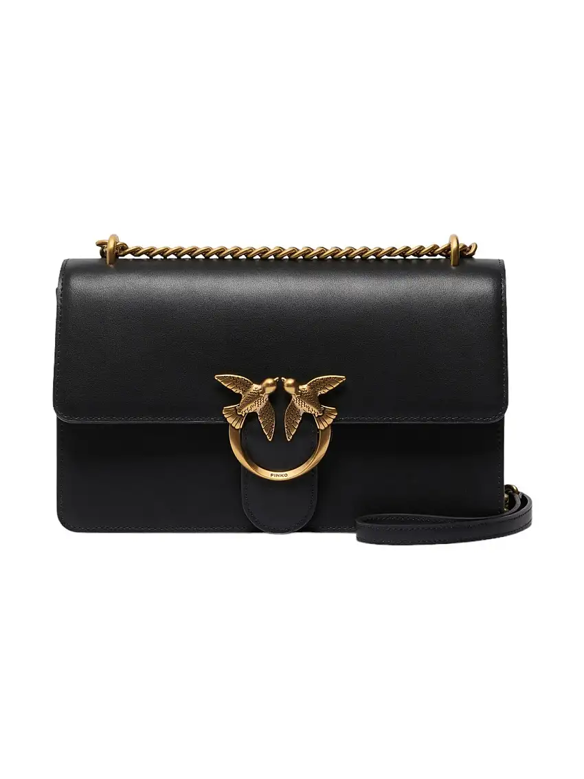 PINKO Women's Bag Love One Classic Dc Vitello Se 100941-A0F1 Z99Q Black