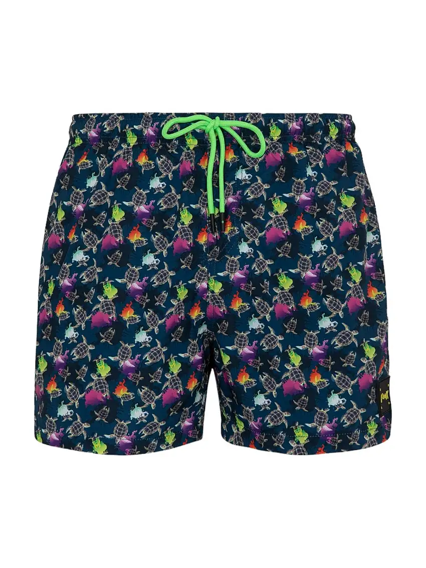 F**K Men's Swimsuit FK24-2040X01 Multicolor