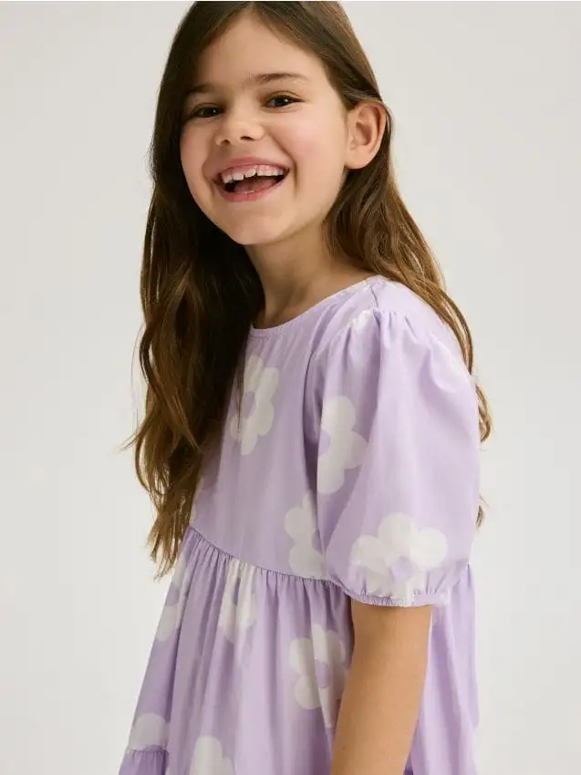 Abito fantasia Colore lavanda