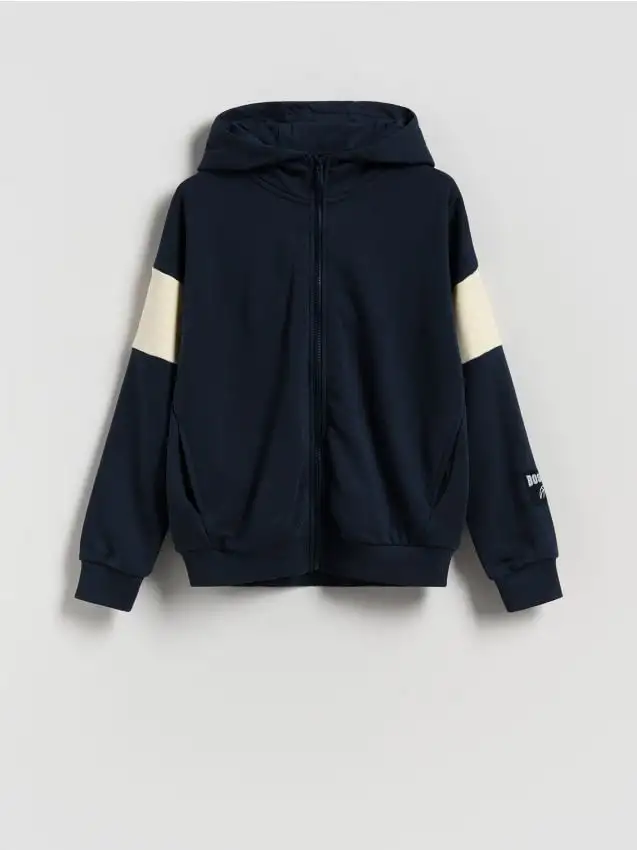 Maglione in cotone Colore blu scuro