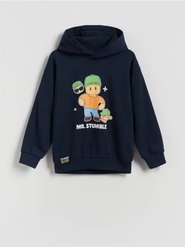 Felpa con cappuccio Stumble Guys Colore blu scuro