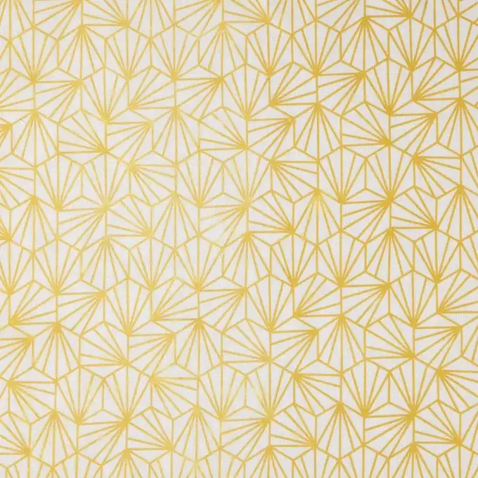 Tessuto giapponese origami giallo