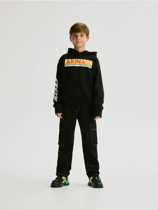 Felpa Initial D Colore nero