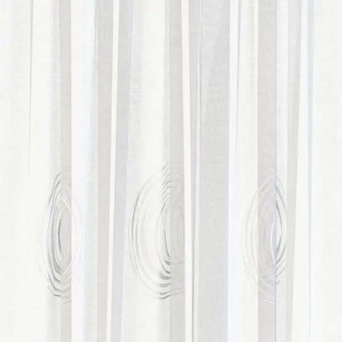 Tendaggio ricamato spirale grande larghezza