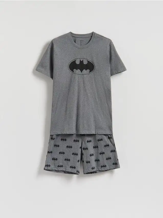 Set pigiama Batman da due pezzi Colore grigio scuro