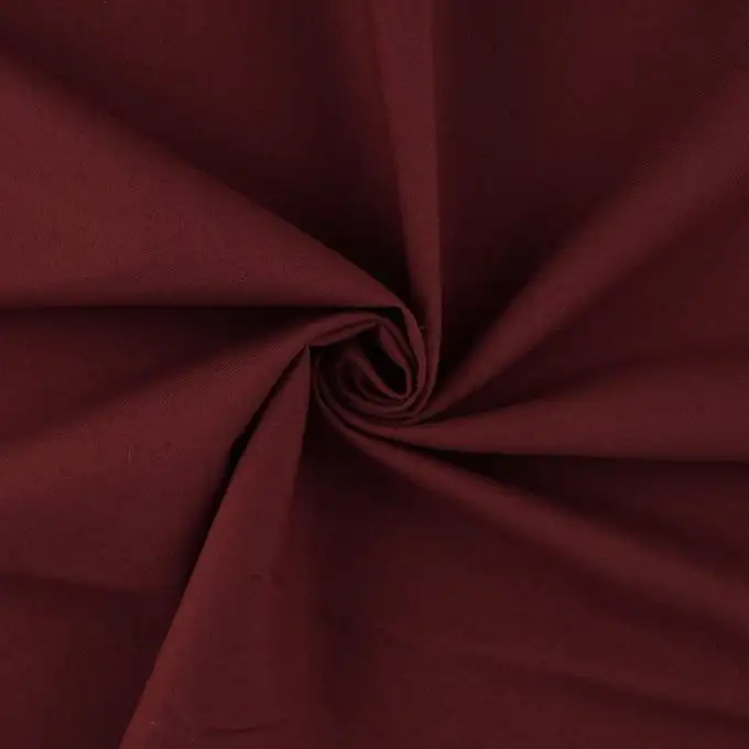 Tessuto gabardine cotone bio bordeaux