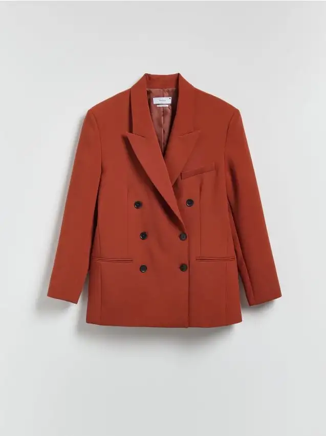 Giacca doppiopetto Colore rame