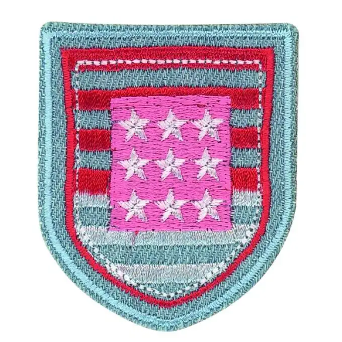 Distintivo stella rosa