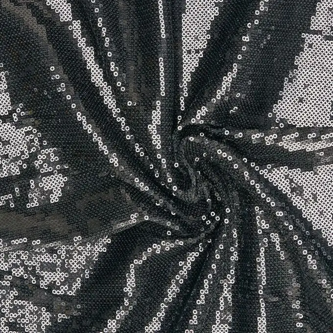 Maglia paillettes nere