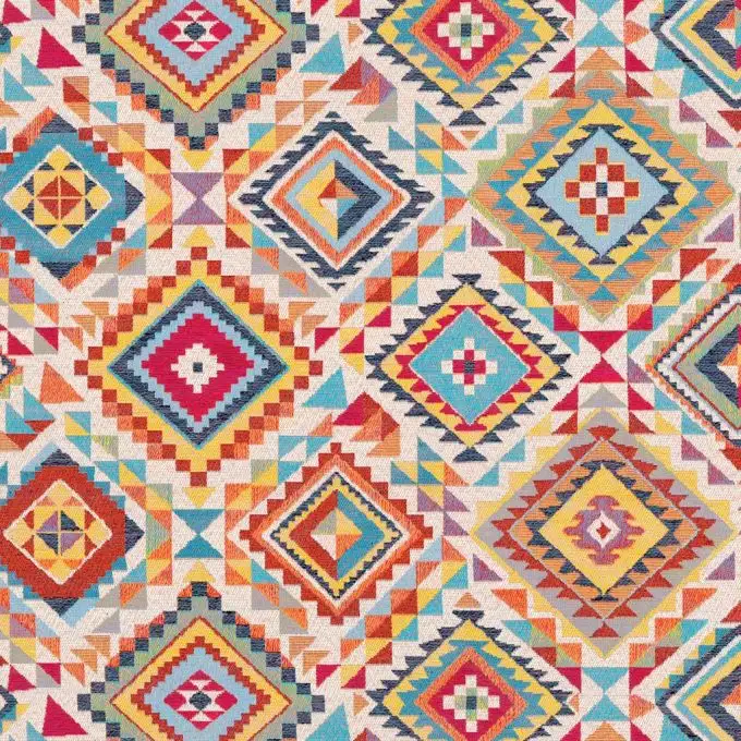 Tessuto jacquard mosaico Colorado