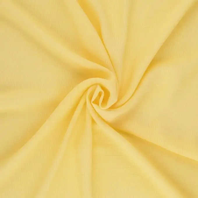 Tessuto viscosa rilievo giallo