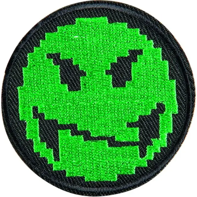 bottone mostro verde