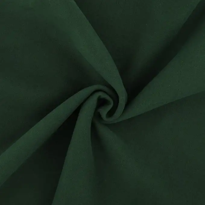 Tessuto effetto lana verde abete