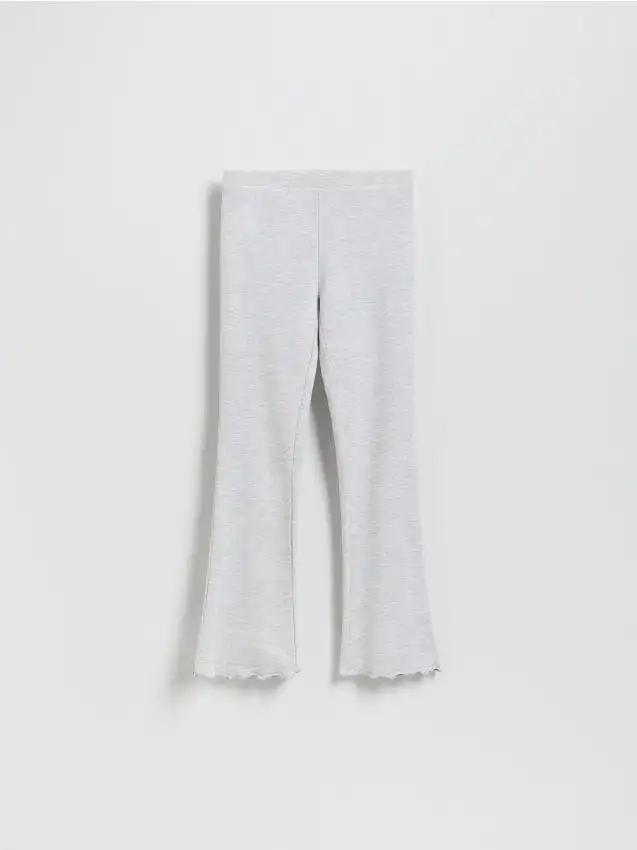 Leggings a zampa Colore grigio chiaro