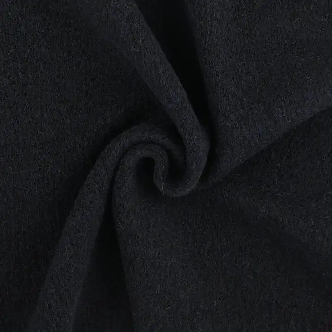 Tessuto lana cotta blu scuro