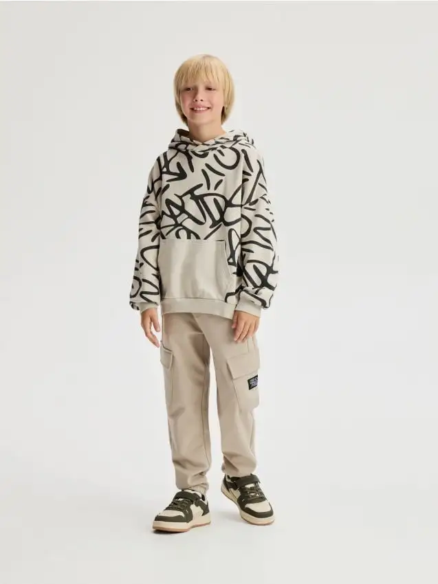 Felpa oversize Colore beige