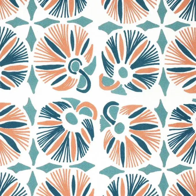 Tessuto cotone spesso cerchi